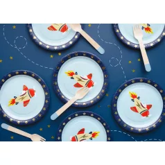 Papírtányérok – Repülős kaland (6 db)