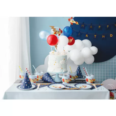 Papírtányérok – Repülős kaland (6 db)