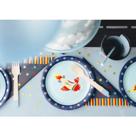 Papírtányérok – Repülős kaland (6 db)