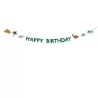 Banner "Happy Birthday" Dinoszaurusz party