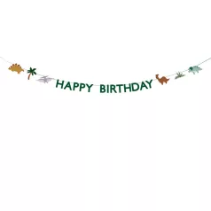 Banner "Happy Birthday" Dinoszaurusz party