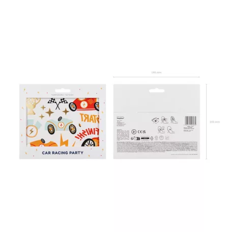 Versenyautós ideiglenes tetoválás (11 db)