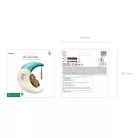 Fólia lufi - Holdon ülő maci kisfiú 71x86cm