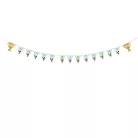 Banner "Happy Birthday" Autóversenyzős party 2.5 m