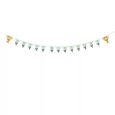   Banner "Happy Birthday" Autóversenyzős party 2.5 m