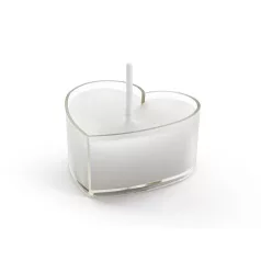 Szív alakú Teamécsesek (10 db)