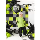 „Gamer Over” fólia lufi – fekete 45 cm