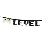 Gamer party banner "Level up"