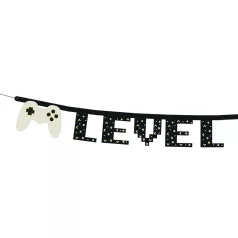 Gamer party banner "Level up"