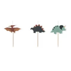 Születésnapi gyertya Dinoszaurusz (3 db)