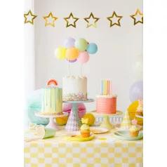 Szivárvány születésnapi gyertya (1 db)