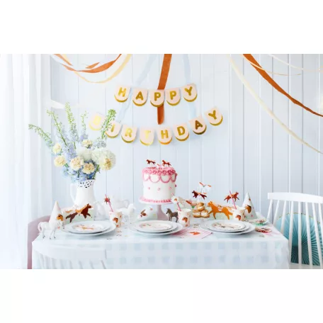 Lovas papírtányér Pacis party (6 db)