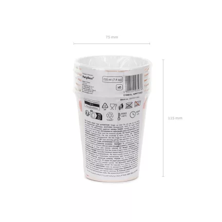 Lovas papírpohár Pacis party (6 db)