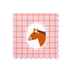 Lovas papírszalvéta Pacis party (12 db)