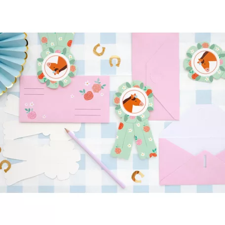 Lovas meghívó Pacis party (6 db)