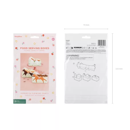 Lovas snack dobozka Pacis party (3 db)