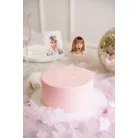 Fényképtartós szív alakú tortadísz - Arany (2 db)