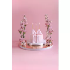 Születésnapi gyertya 14cm arany (12 db)