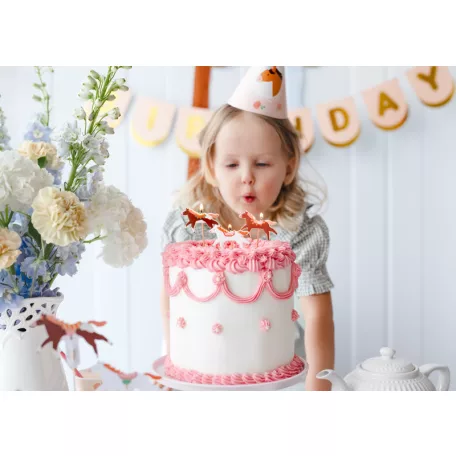 Lovak születésnapi gyertya Pacis party (3 db)