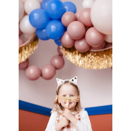 Cica füles hajpánt és bajusz szett (5 db)