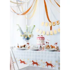 Lovas papír asztalterítő 180x120 cm Pacis party