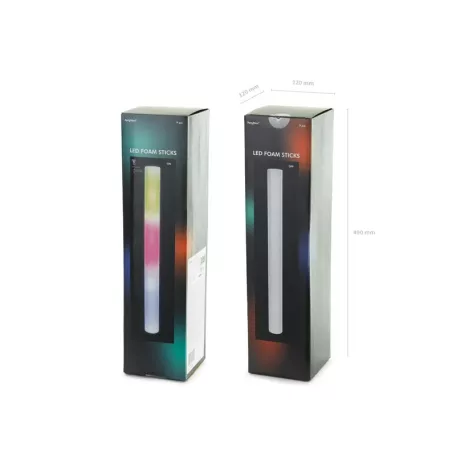 LED világító hab rúd készlet 48 cm (9 db)