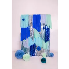 Krepp papírszalag kék-zöld mix (6 db)