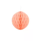 Méhsejt dekorgömb világos barack 20cm