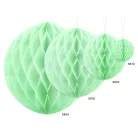 Méhsejt dekorgömb pisztácia zöld 20cm