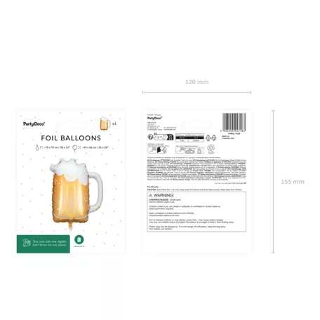 Fólia lufi Söröskupa 66 x 54 cm
