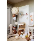 Bézs Fólia Lufi "One" arany felirattal