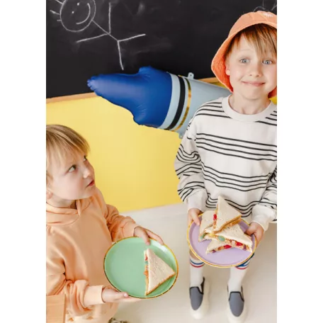 Papírtányérok vegyes színek (6 db)