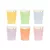 Papírpohár 220 ml  vegyes színek (6 db)