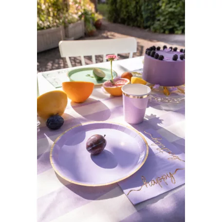 Papírpohár 220 ml  vegyes színek (6 db)