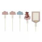 Torta díszek - Macis kollekció (5 db)