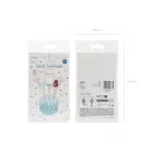 Torta díszek - Macis kollekció (5 db)