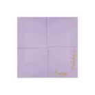 Papírszalvéta "Happy Birthday" vegyes színek(12 db)