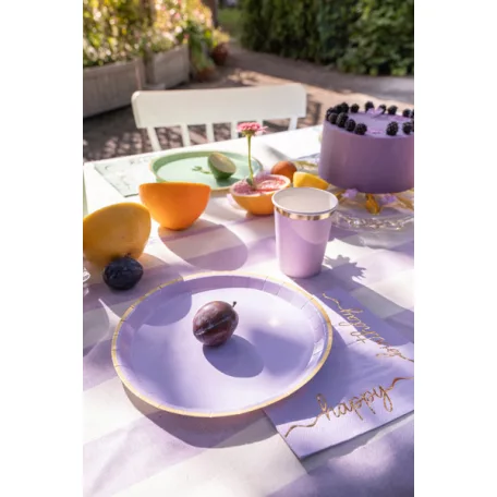 Papírszalvéta "Happy Birthday" vegyes színek(12 db)