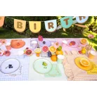 Papírszalvéta "Happy Birthday" vegyes színek(12 db)