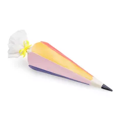 Színes Ceruza Alakú Ajándékkúp - Candy Cone Crayon