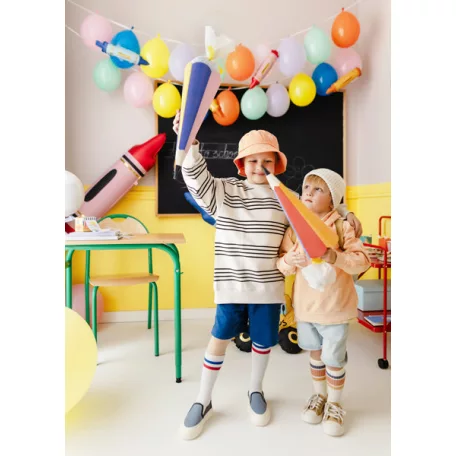 Színes Ceruza Alakú Ajándékkúp - Candy Cone Crayon