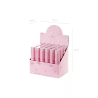 Konfetti ágyú rózsaszín pillangók 20 cm