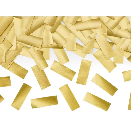 Konfetti ágyú – arany csíkok (20 cm)