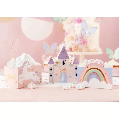 Unikornis és Vár Snack Dobozok (6 db)