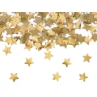 Konfettiágyú arany csillagokkal 20 cm