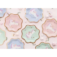 Unikornis Papír Tányérok (6 db)