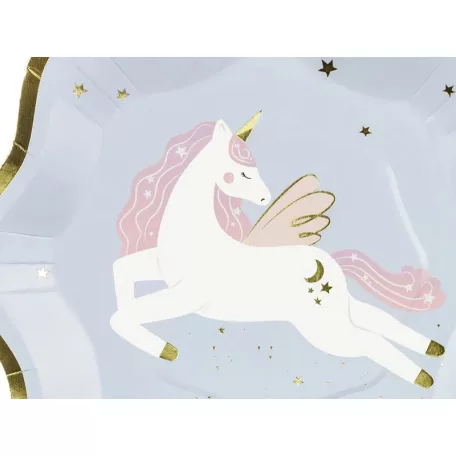 Unikornis Papír Tányérok (6 db)