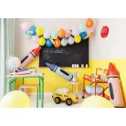 Fólia lufi – Piros ceruza forma, 23 × 104 cm