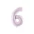 Szám fólia lufi ''6'' 72cm pasztell lila