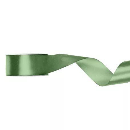 Szatén szalag zsálya 25mm/25m